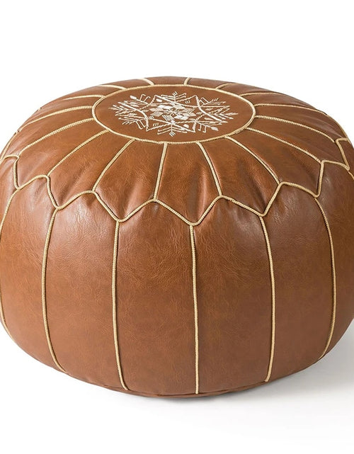 Load image into Gallery viewer, Moroccan Pouf ® - Leather style
