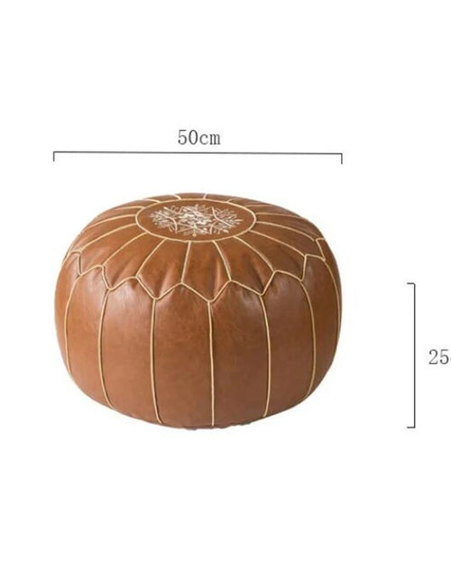 Load image into Gallery viewer, Moroccan Pouf ® - Leather style
