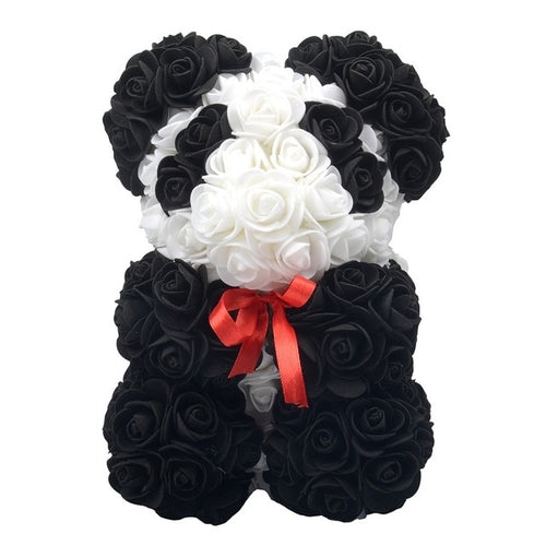 Load image into Gallery viewer, Rose Bear Foam Teddy Bear
